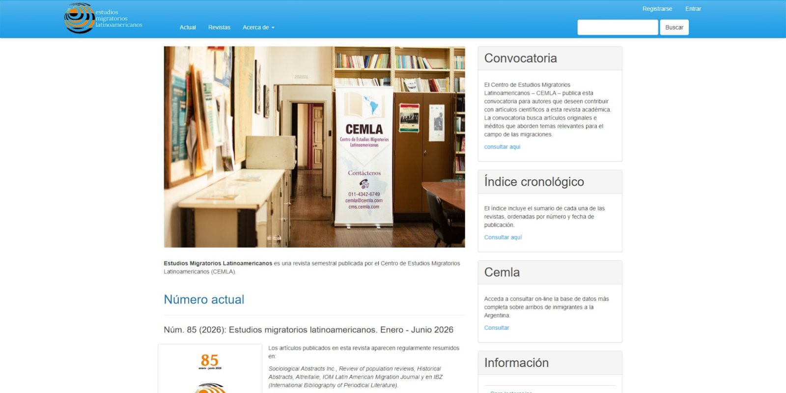 Portal de publicaciones desarrollado con OJS